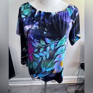 CLARA SUNWOO Multicolor Off-Shoulder Blouse